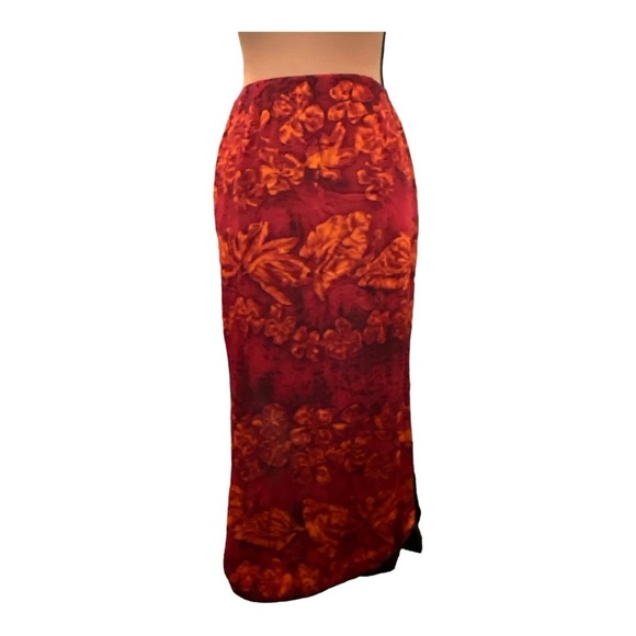 TAPP Dresses & Skirts - TAPP NY 100% Silk Floral Maxi Skirt Size 6 #G18